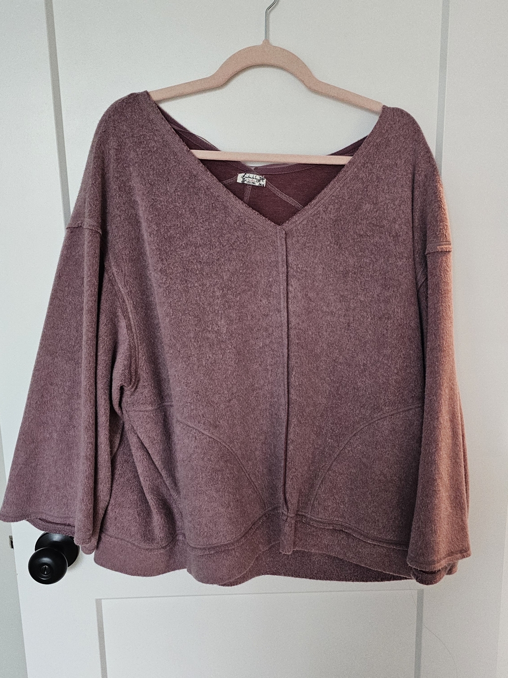 Free People Day Off Fleece Pullover